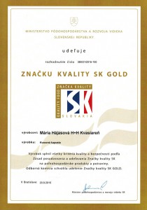 kvality SK GOLD