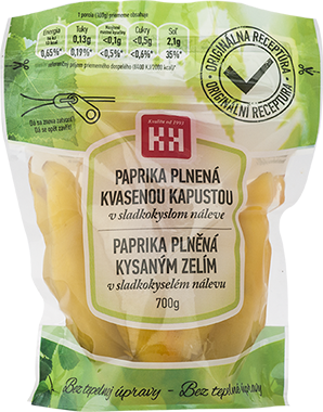 Savanyú káposztával töltött paprika